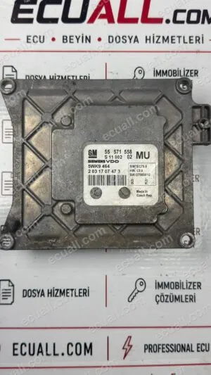 Opel Astra H 1.6 Z16XER Motor Beyni Siemens Simtec 75.5 55571558 - görsel 2