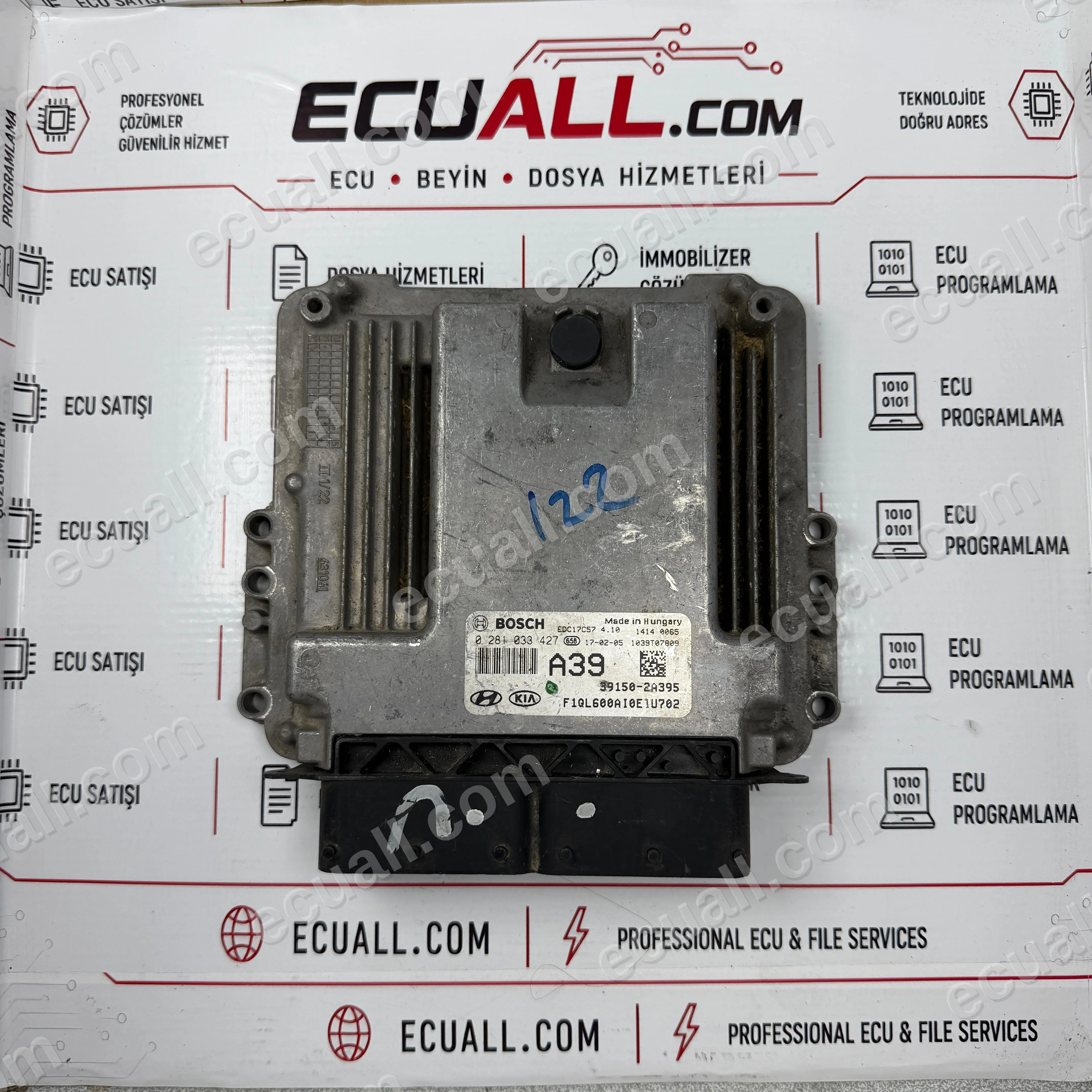 Kia Sportage Motor Beyni Bosch EDC17C57 0281033427 39150-2A395 Kia Sportage Motor Beyni Bosch EDC17C57 0281033427 39150-2A395