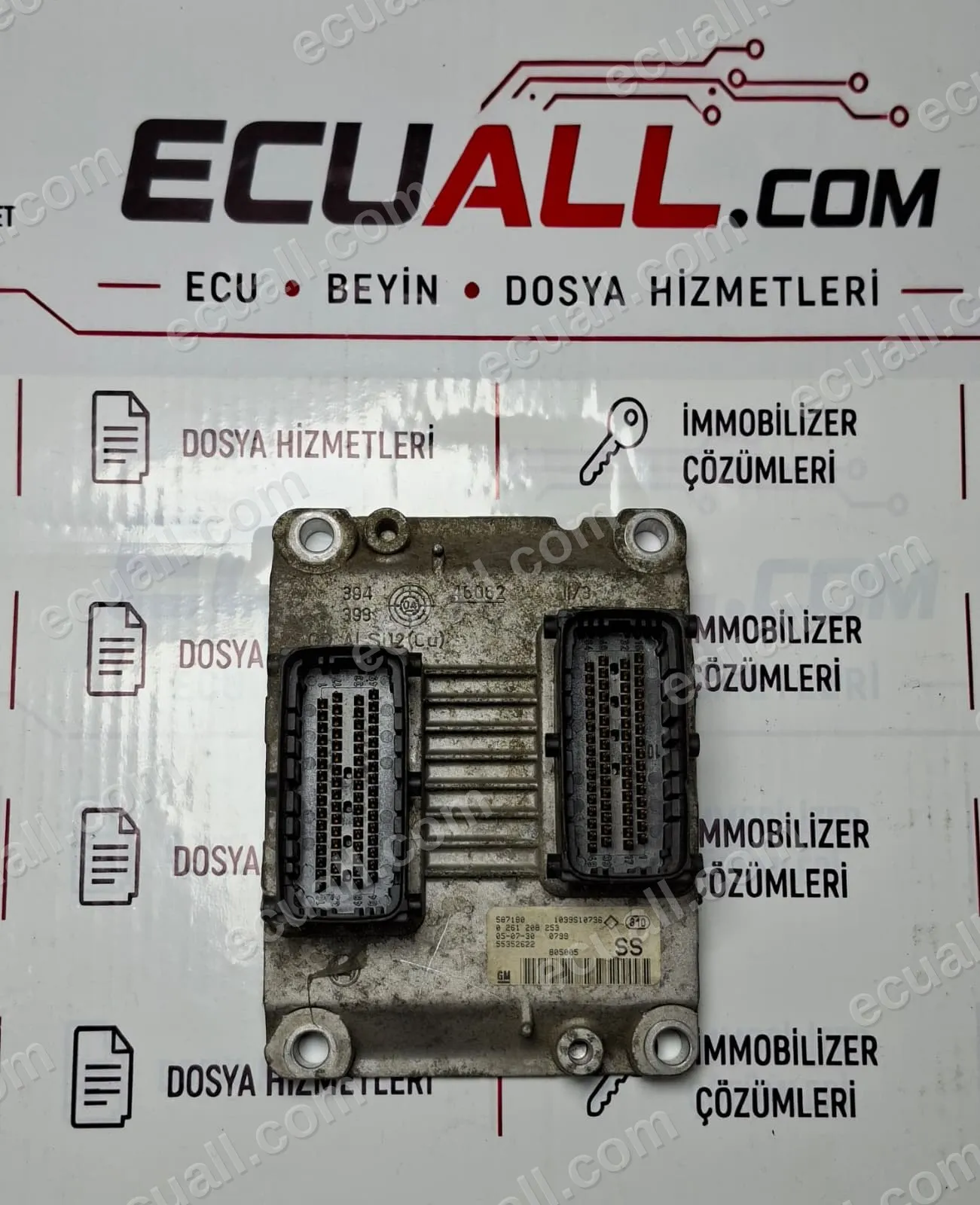 Opel Corsa C 1.2 Z12XEP Motor Beyni Bosch 0261208253 55352622 Opel Corsa C 1.2 Z12XEP Motor Beyni Bosch 0261208253 55352622